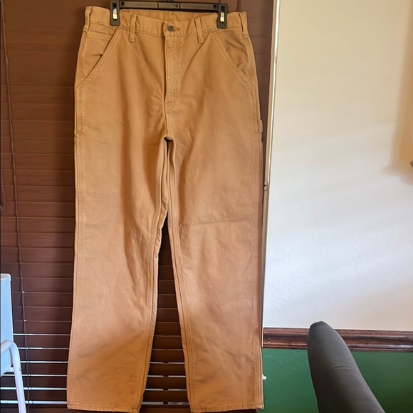 Carhartt Other - Tan Carhart Pants with Relaxed Fit and Sturdy Cotton